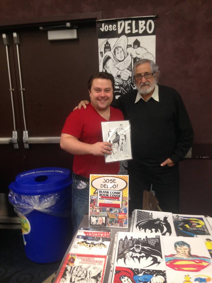 There were so many amazing artists at C4, and none as thrilling as the great Jose Delbo, who did a fantastic Superman and Krypto commission for me.  Truly an honour to meet someone who did so many beloved books of my childhood.